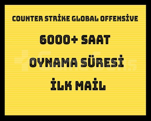 6000 Saat Csgo + FACEİT HAZIR