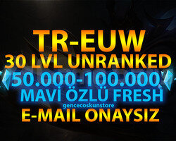 TR-EUW BAN RİSKSİZ 50K-100K GARANTİLİ UNRANKED