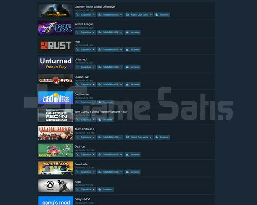UCUZA RUST ROCKET LEAGUE HESABI