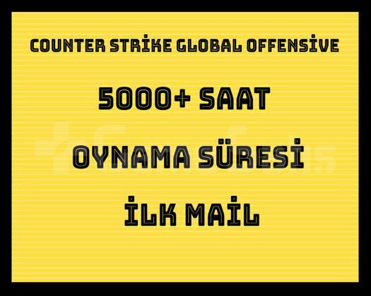 5000 Saat Csgo + FACEİT HAZIR