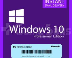 Windows 10 Pro Orijinal Lisans Anahtarı + Hediye