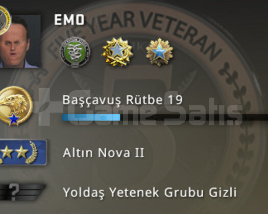 54 Seviye Steam+11 Madalya+1964 TL Oyun