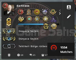 FACEİT 10 LVL 75 LVL STEAM 14 MADALYA