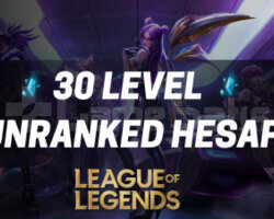 Kapsülleri Açılmamış LOL UNRANKED 30 LVL HESAP