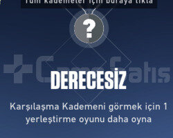 bronz 2 bitirmiş unranked hesap