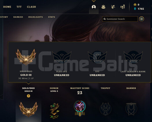 LOL EUW GOLD 3 FRESH HESAP