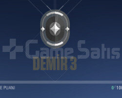 Demir 3 Hesap KP 0 Mailli + Skinli  MRR DÜŞÜK