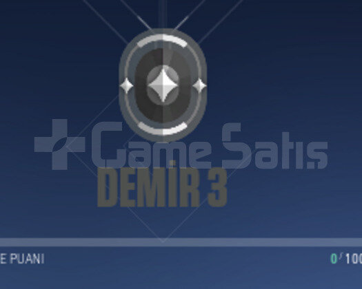 Demir 3 Hesap KP 0 Mailli + Skinli  MRR DÜŞÜK