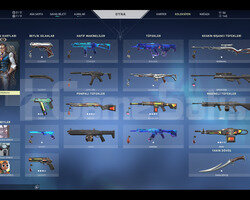 güzel hesap battlepass skinli 145 radiyantlı