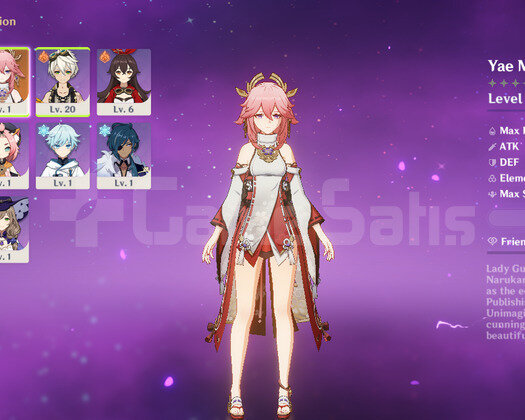 AR 10 | Yae Miko + Kaguras + Mona + Jade Cutter