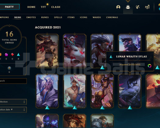 ASİL SETLİ TR HESAP + LOL SKİNLİ UNRANKED HESAP