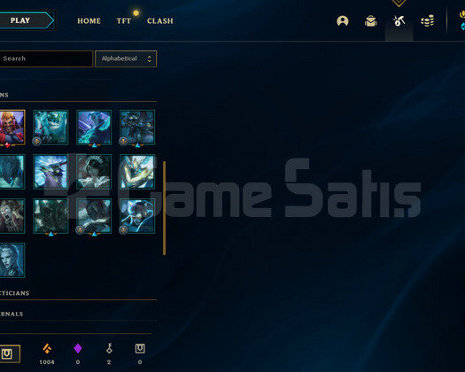 ASİL SETLİ TR HESAP + LOL SKİNLİ UNRANKED HESAP