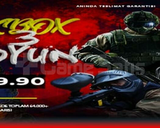 Dilediğiniz 3 XBOX Oyunu + Garanti 49,90