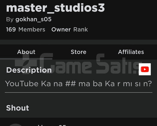 Roblox hesap!