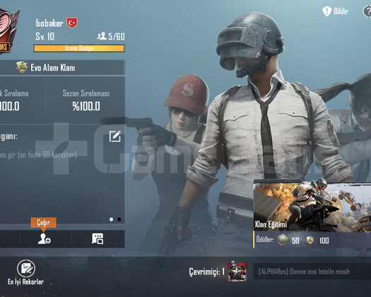 10 Sv PUBG KLAN İSİM DEĞİŞTİRME SÜRESİNE 7 GÜN VAR
