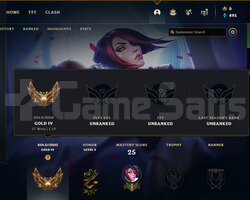 LOL EUW GOLD 4 FRESH HESAP