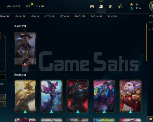 Temiz lol hesap