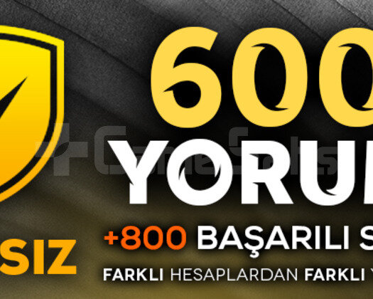 600 VACSIZ YORUM