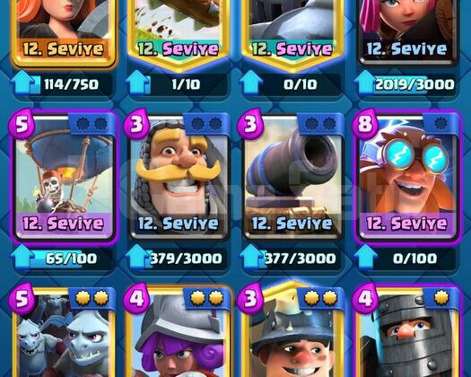 12 LEVEL BALON VE MEGA 11 LEVEL HESAP 5K KUPA