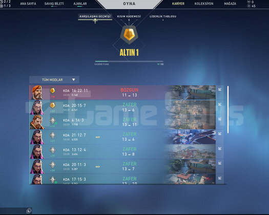 GOLD YAĞMACILI + LOL 289 LEVEL TR