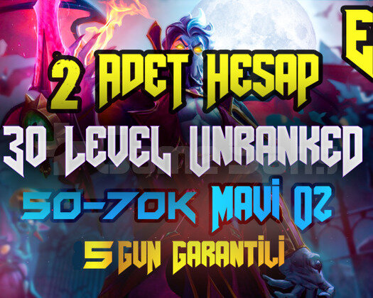 2 ADET BAN YEMEZ EUW 40K MAVİ ÖZ UNRANKED GARANTİ