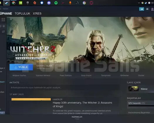 VIP Oyunlu Steam hesap 49.99TL