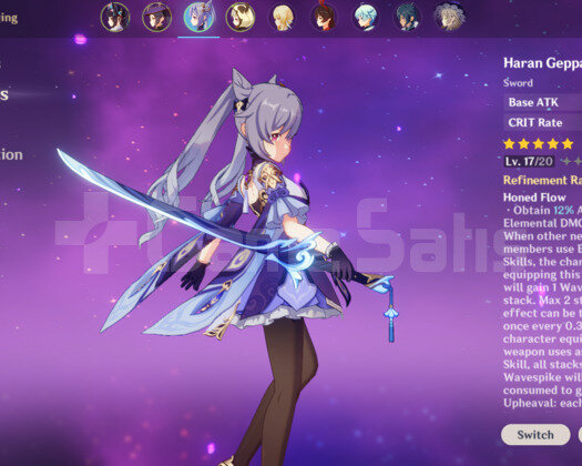 Rank 10 Keqing mona futsu