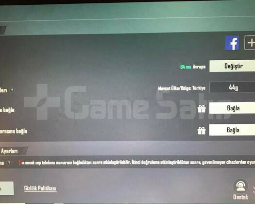 Sezon 14 rp li full tdm 120 uc var tek bağ face