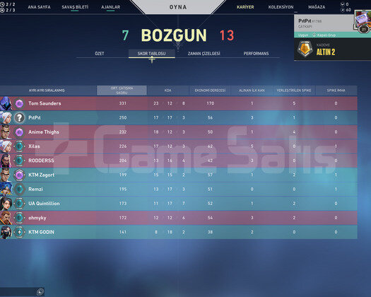 PLAT3 - ELMAS ELO Temiz Hesap Gold2