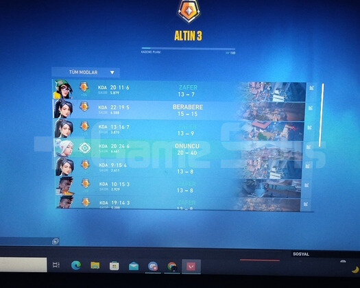GOLD  3 HESAP Efsane skinler 1770 Rp