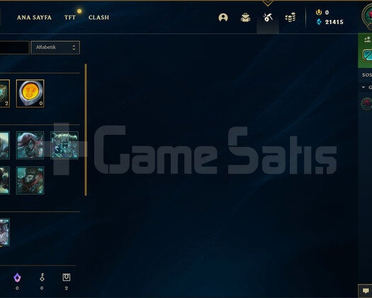 60 WR GOLD SMURF HESAP TEMIZ