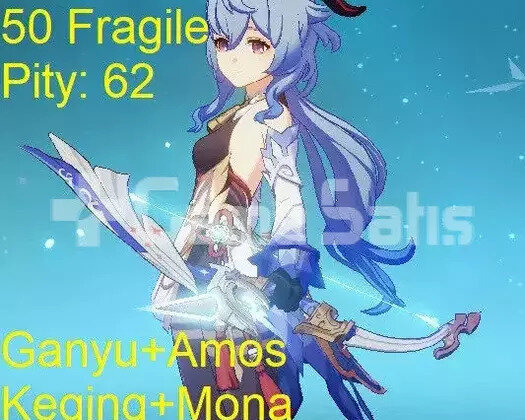 AR46|Ganyu + Amos + Keqing + Mona 62 Pity