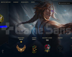 EUW Gold4 71LP 2Maça G2 Fresh acc!!