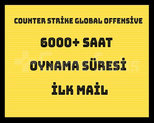 6000 Saat Csgo + FACEİT HAZIR
