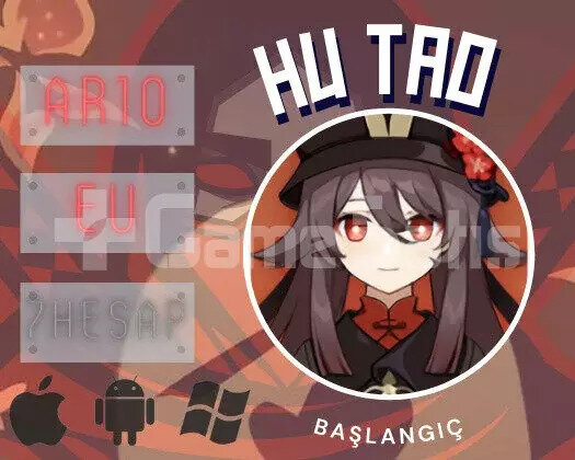 EU | AR 10 Hu Tao - Temiz Yüksek 50 Pity Başlangıç