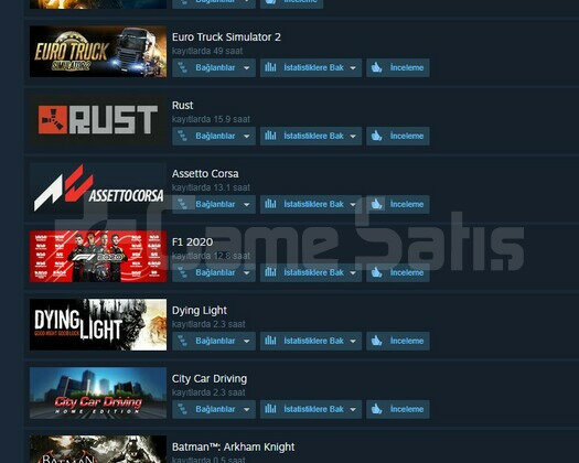RUST | RAİNBOW | F1 2020 MOST GAMES