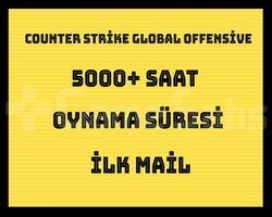 5000 Saat Csgo + FACEİT HAZIR