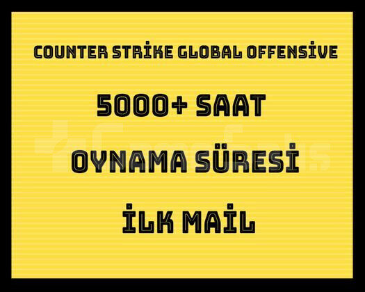 5000 Saat Csgo + FACEİT HAZIR
