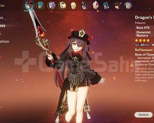 Hu tao keqing Rate up