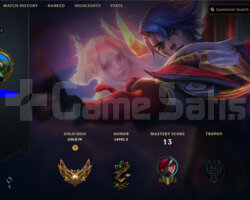 EUW 64WR Gold4 Fresh Acc!!