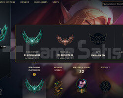LOL EUW PLAT 3 FRESH HESAP !