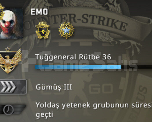 24 lvl Steam+1.5K Oyun+2 Madalya+TR Hesabı+Faceit