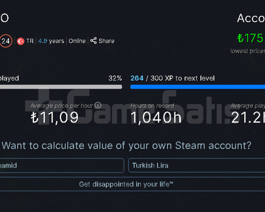 24 lvl Steam+1.5K Oyun+2 Madalya+TR Hesabı+Faceit