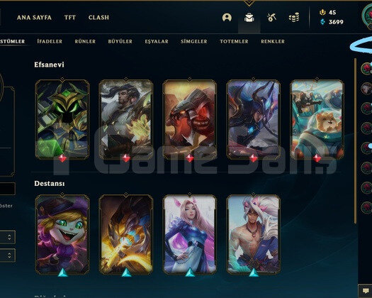 YONE YASUO KOSTUMLU SMURF HESAP UCUZ