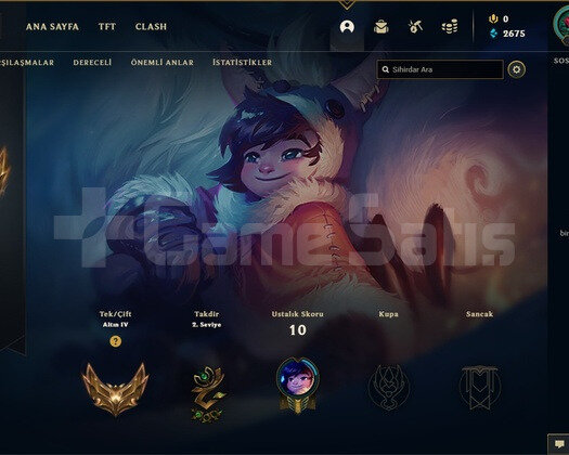 ALTIN 4 YUKSEK MMR SMURF HESAP