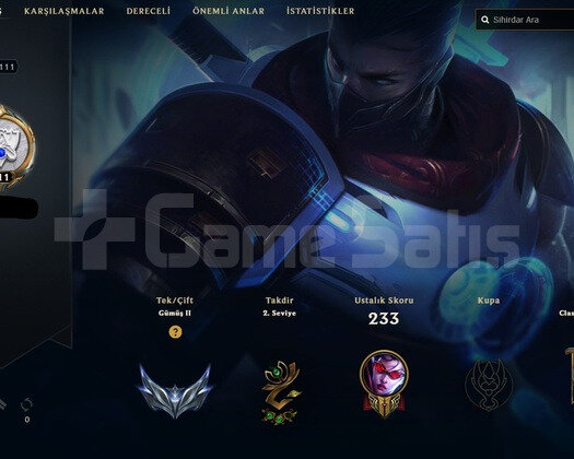 Valorant + Lol Hesabı Mainlemelik Hesap