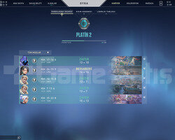 Valorant Platinum 2 50LP Yüksek mmr