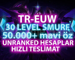 TR-EUW BAN RİSKSİZ 50K-100K GARANTİLİ UNRANKED