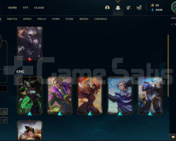 EUW PLAT 2  8 SKİN ÇOK UYGUN!!!!! +60WR ÇOK UCUZA