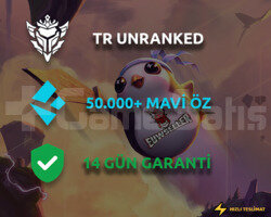 TR Unranked Hesap 50K+ Mavi Öz